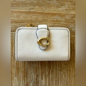 Coach Tabby Medium Wallet in Brass/Chalk